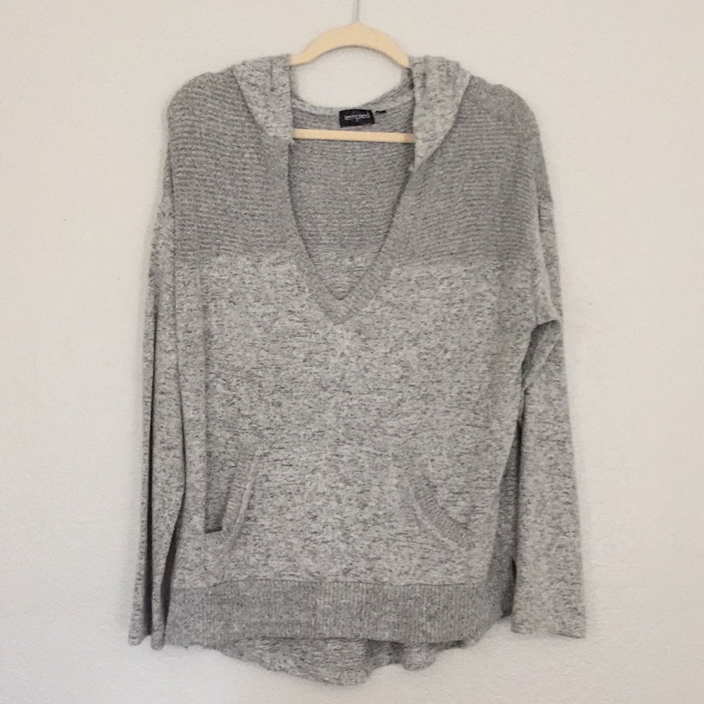 Grey light super soft baggie hoodie.
